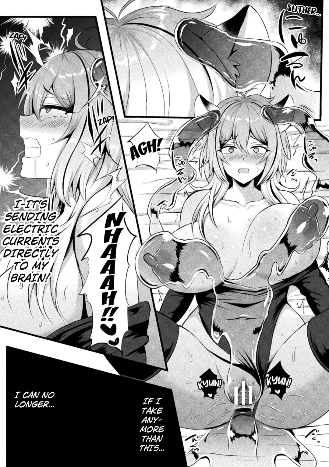 [Kisaragi Yuu] Toraware no Kemono Musume Kyousei Slime Acme | The Captived Beast Girl Forced Climax by a Slime Fhentai.net - Page 23