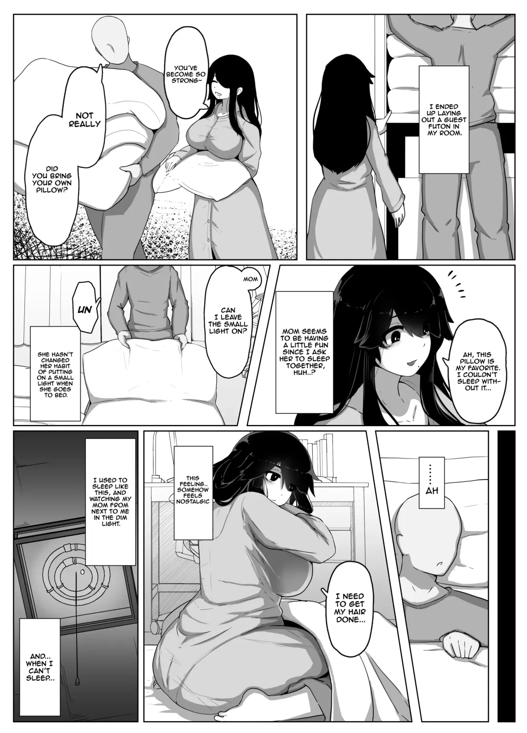 [Moya] Oyasumi, Okaa-san Dounyuu | Good Night, Mom introduction Fhentai - Page 16