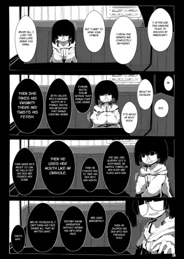 [Kaeruyama Yoshitaka] Jimi de Otonashisou ni Miete Doutei o Taberu no ga Shumi no Warui Onna no Ko Doujin Sakka-chan ni Seiheki o Dame ni Sareru Douteikuntachi no Hanashi Fhentai.net - Page 11