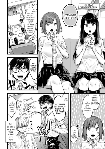 [Yamanashi Yuuya] Futagotte Saiminjutsu ni Kakaru no mo Douji Nandesuka? | Do Twins Get Hypnotized At The Same Time? Fhentai - Page 5