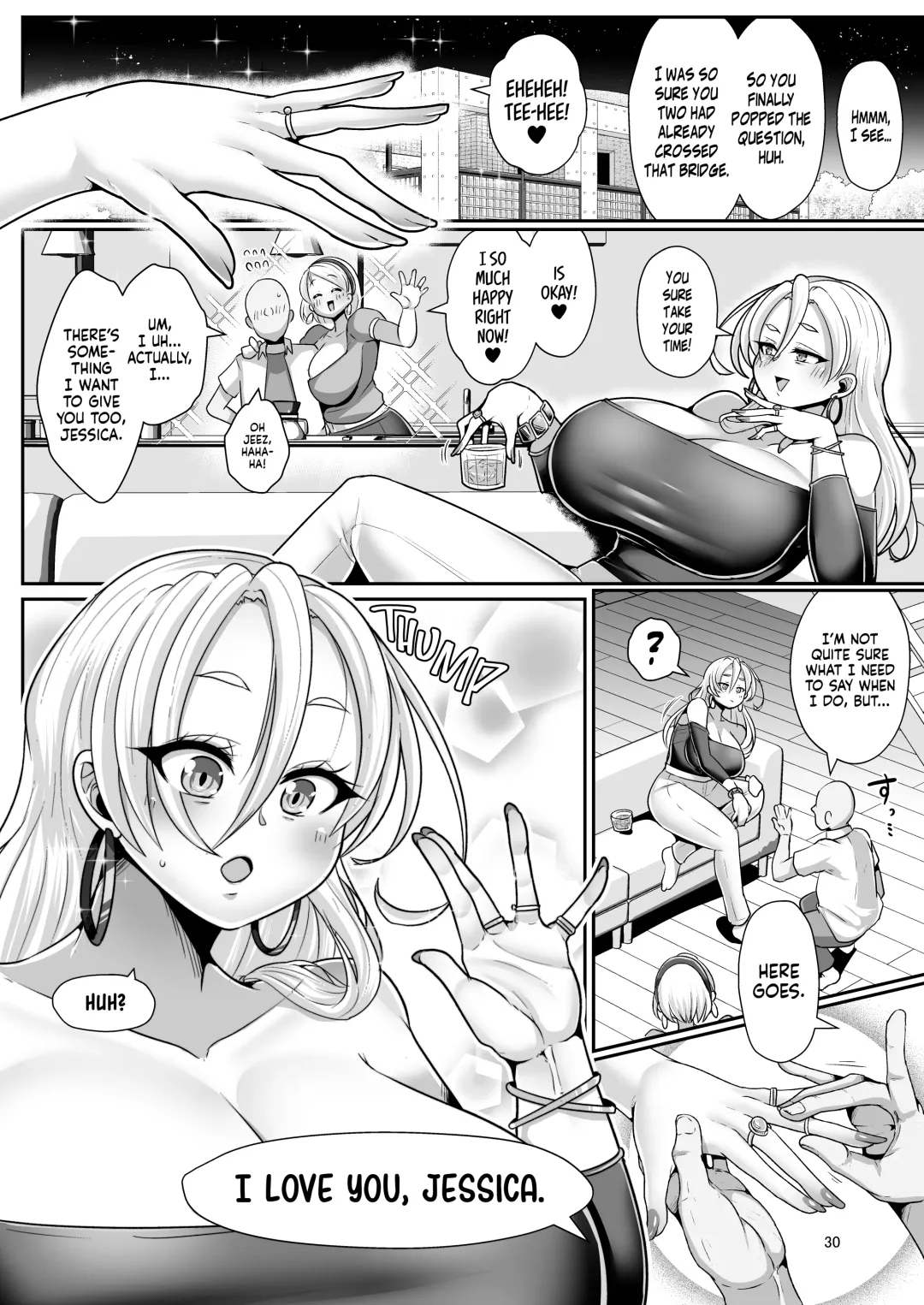 [Bukatsu] H Daisuki Kinpatsu Hakujin Bakunyuu Ryuugakusei ga Tonari no Heya ni Hikkoshite Kita!! 3 ~ Bakunyuu oyako o ore no tsuma ni shita!!~ Fhentai - Page 31