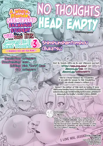 [Bukatsu] H Daisuki Kinpatsu Hakujin Bakunyuu Ryuugakusei ga Tonari no Heya ni Hikkoshite Kita!! 3 ~ Bakunyuu oyako o ore no tsuma ni shita!!~ Fhentai - Page 47