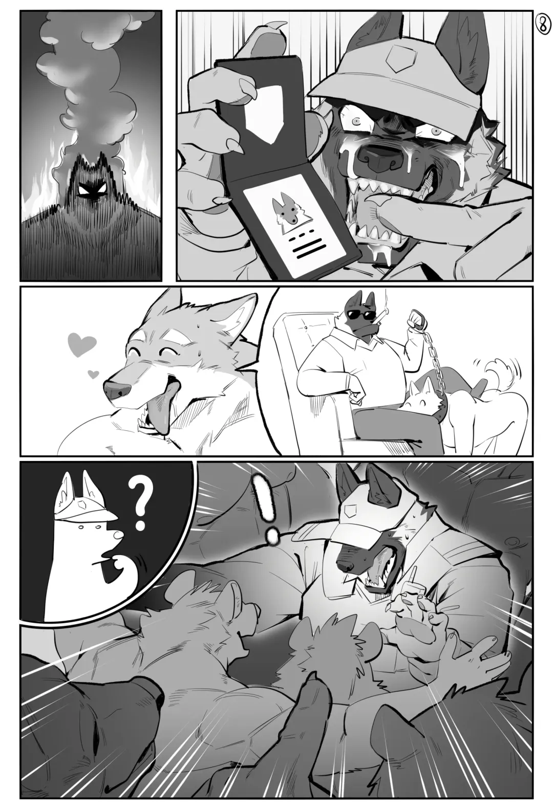 [Jiang Bao 1500] 【酱爆】深巷警犬 Fhentai - Page 9