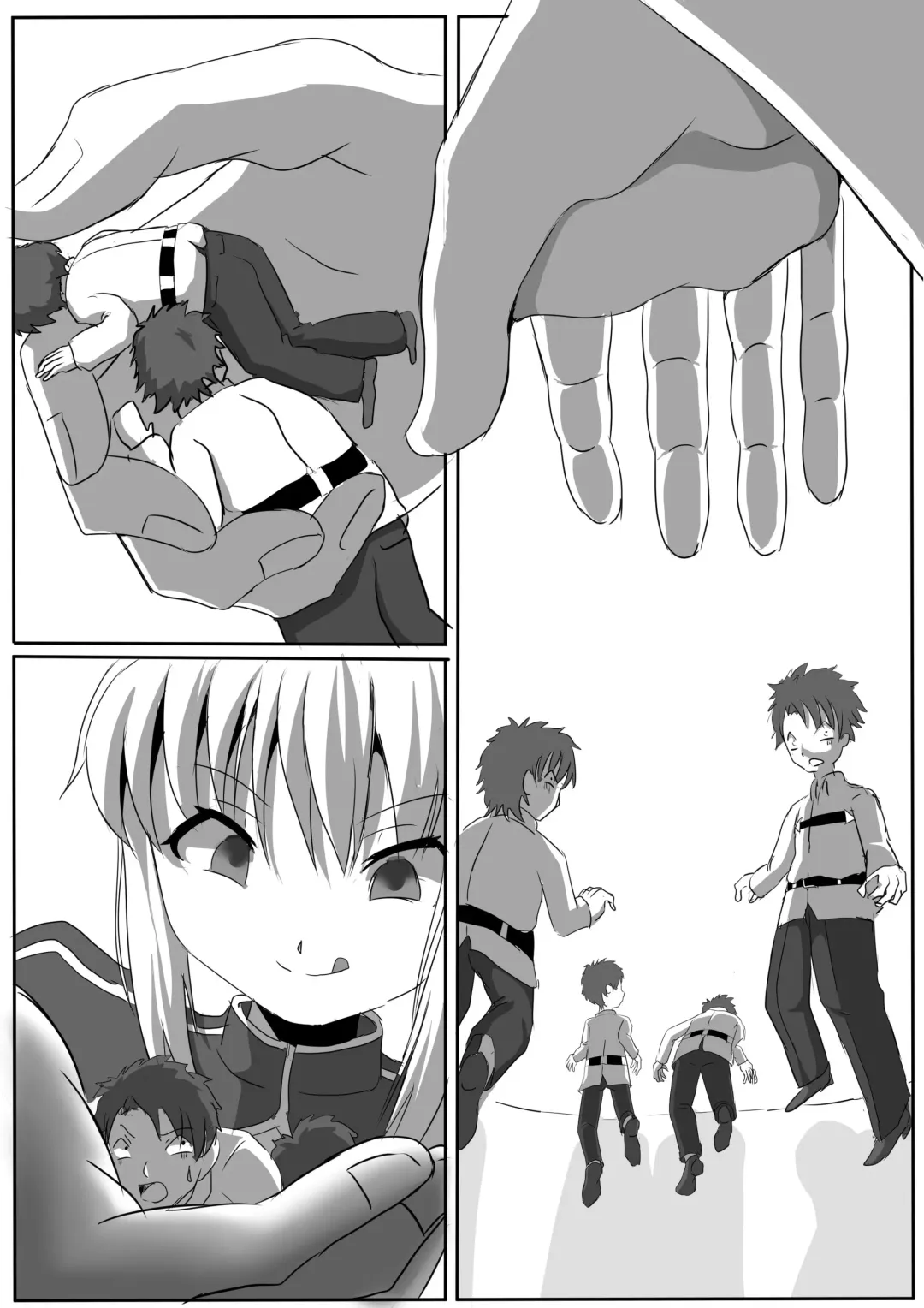 Gudao-kun x4 vs Artoria-san Fhentai.net - Page 2