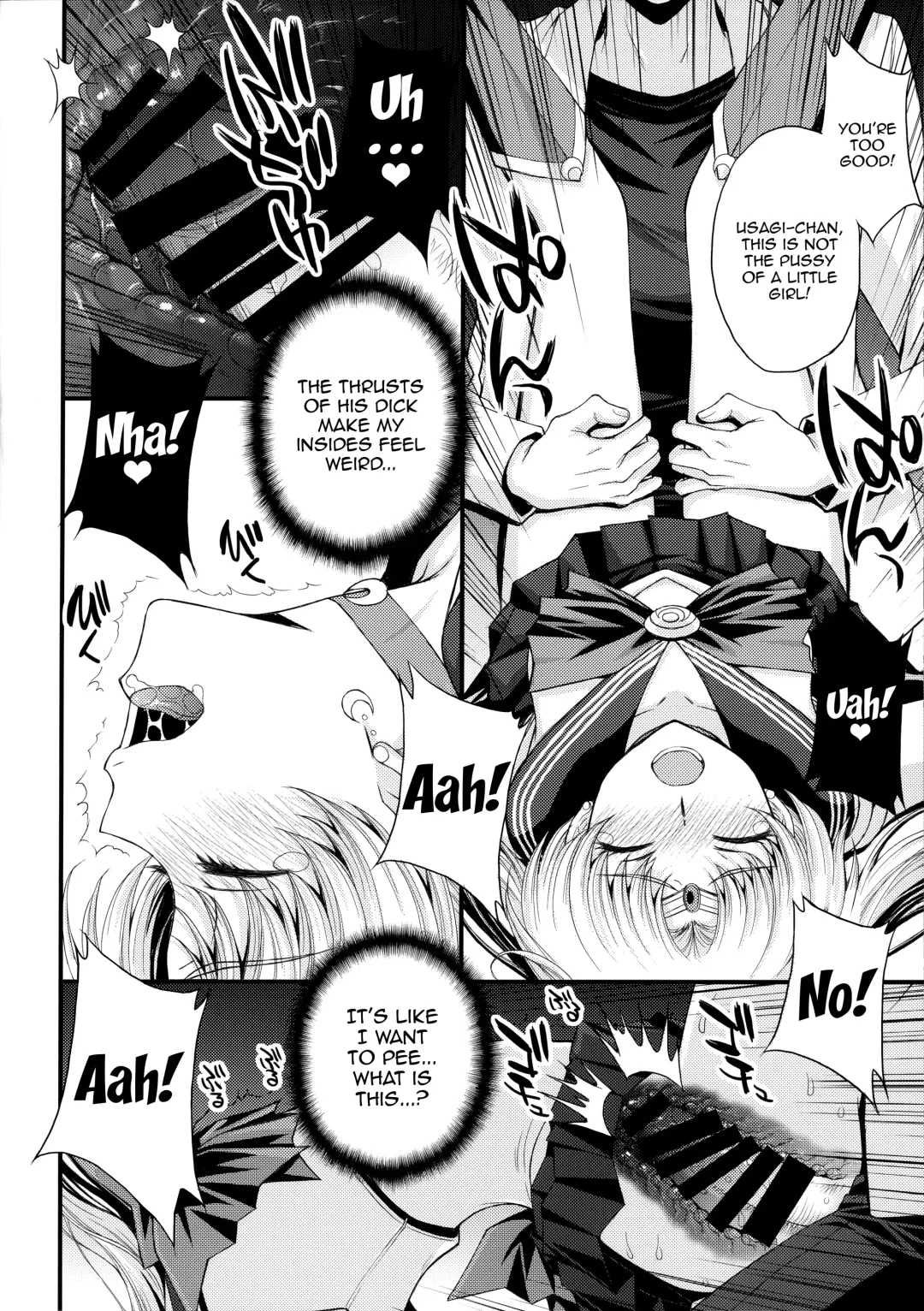 [Kitahara Aki] Usagi no Junjou!? Chin Make Bishoujo Senshi! |  As Innocent as a Bunny! The Pretty Guardian Loses to the Dick! Fhentai - Page 17