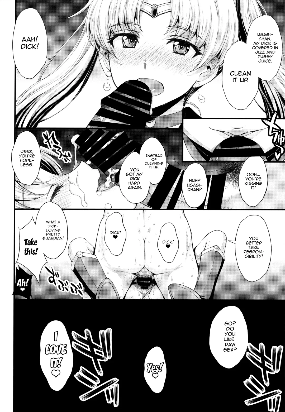 [Kitahara Aki] Usagi no Junjou!? Chin Make Bishoujo Senshi! |  As Innocent as a Bunny! The Pretty Guardian Loses to the Dick! Fhentai - Page 25