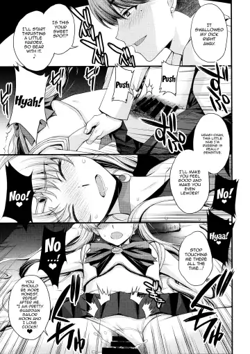 [Kitahara Aki] Usagi no Junjou!? Chin Make Bishoujo Senshi! |  As Innocent as a Bunny! The Pretty Guardian Loses to the Dick! Fhentai - Page 12
