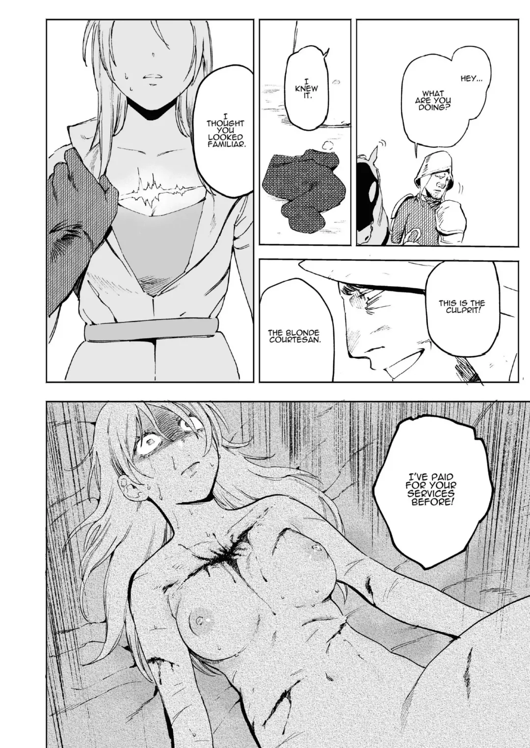 [Igedoaha] Maiden ~Shoufu ga Moto Kishi no Karyuudo ni Hirowareru Hanashi~ | Maiden: The Tale of a Courtesan Rescued by a Former Knight Turned Fhentai - Page 32
