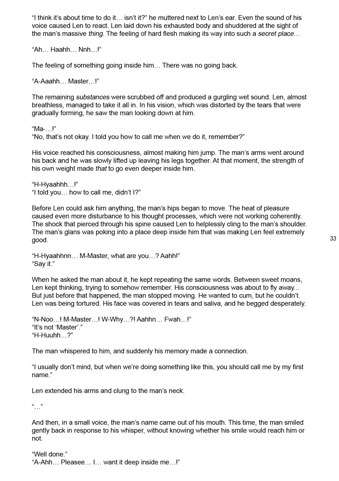 Yoru wa Omoikkiri Len-kyun! Fhentai - Page 33