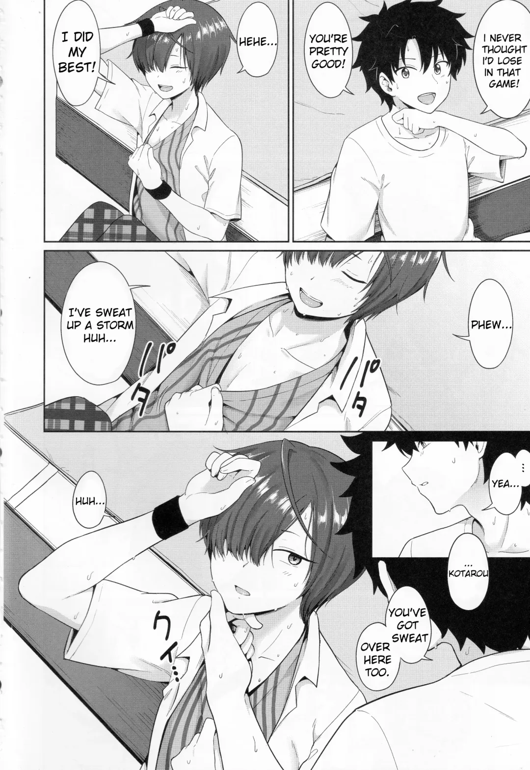 [Toitoi] Natsu, Asedaku no Kouhai to | Summer With My Sweat Soaked Kouhai Fhentai.net - Page 4