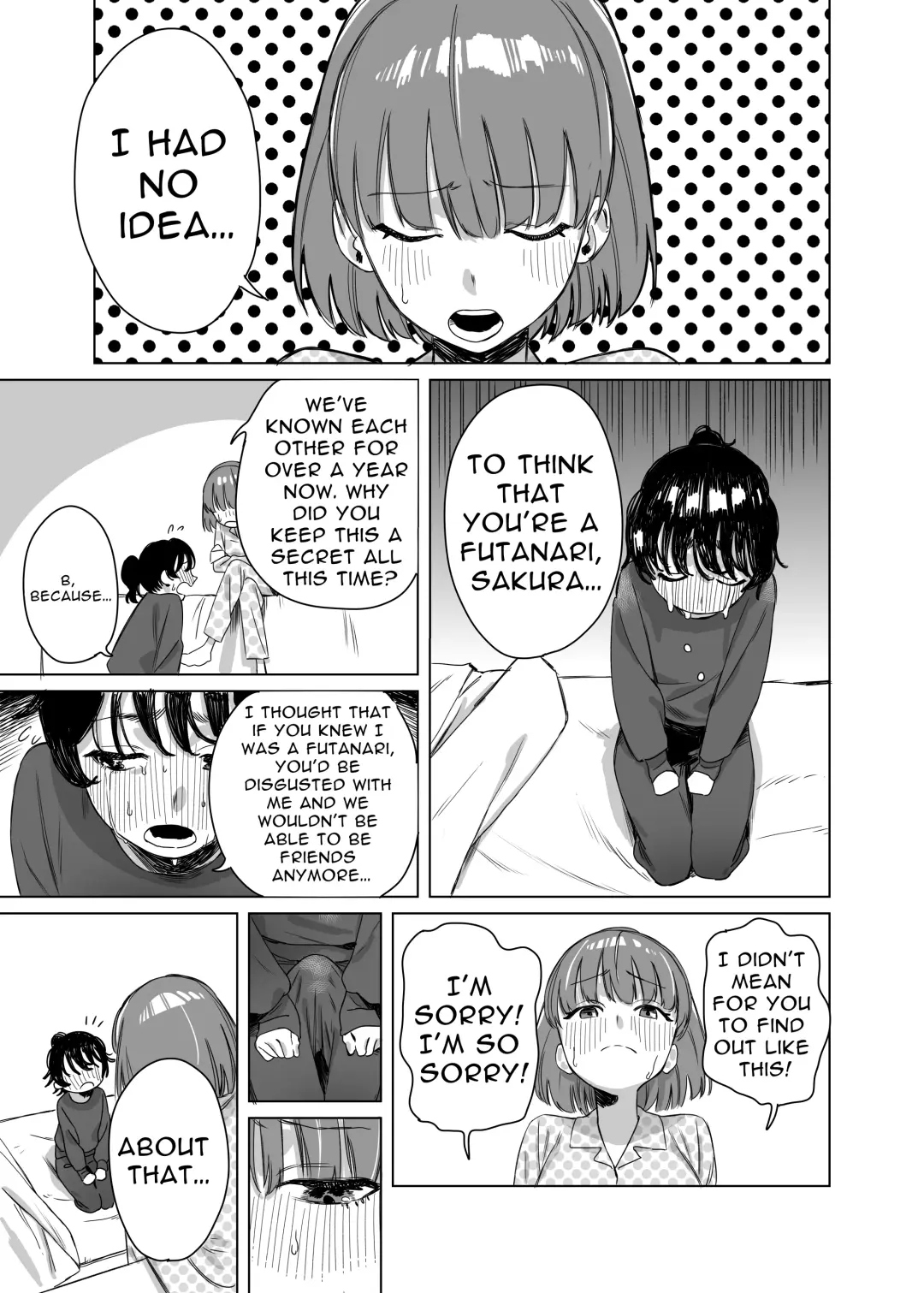 Futanari ga Tomodachi ni Seishori shite morau Hanashi | A Futa Friend In Sexual Need Is A Fuckbuddy Friend Indeed Fhentai.net - Page 4