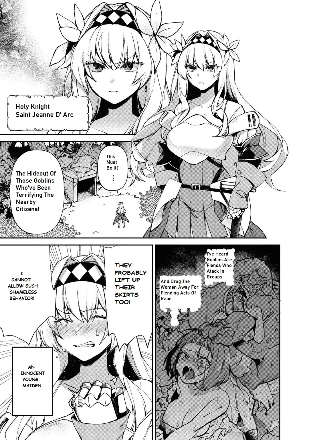 [Shindou] Female Knight Goblin Ch.1 (uncensored) Fhentai - Page 3