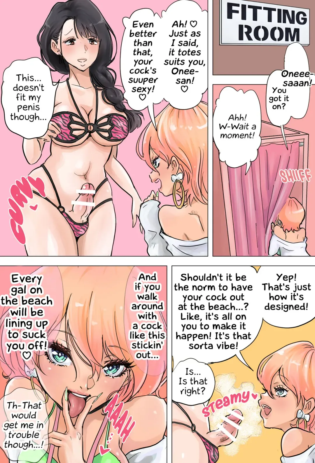 [Tsubame] Shop Tenin Gyaru to Futanari Onee-san | Shop Clerk Gal and Futanari Onee-san Fhentai.net - Page 4