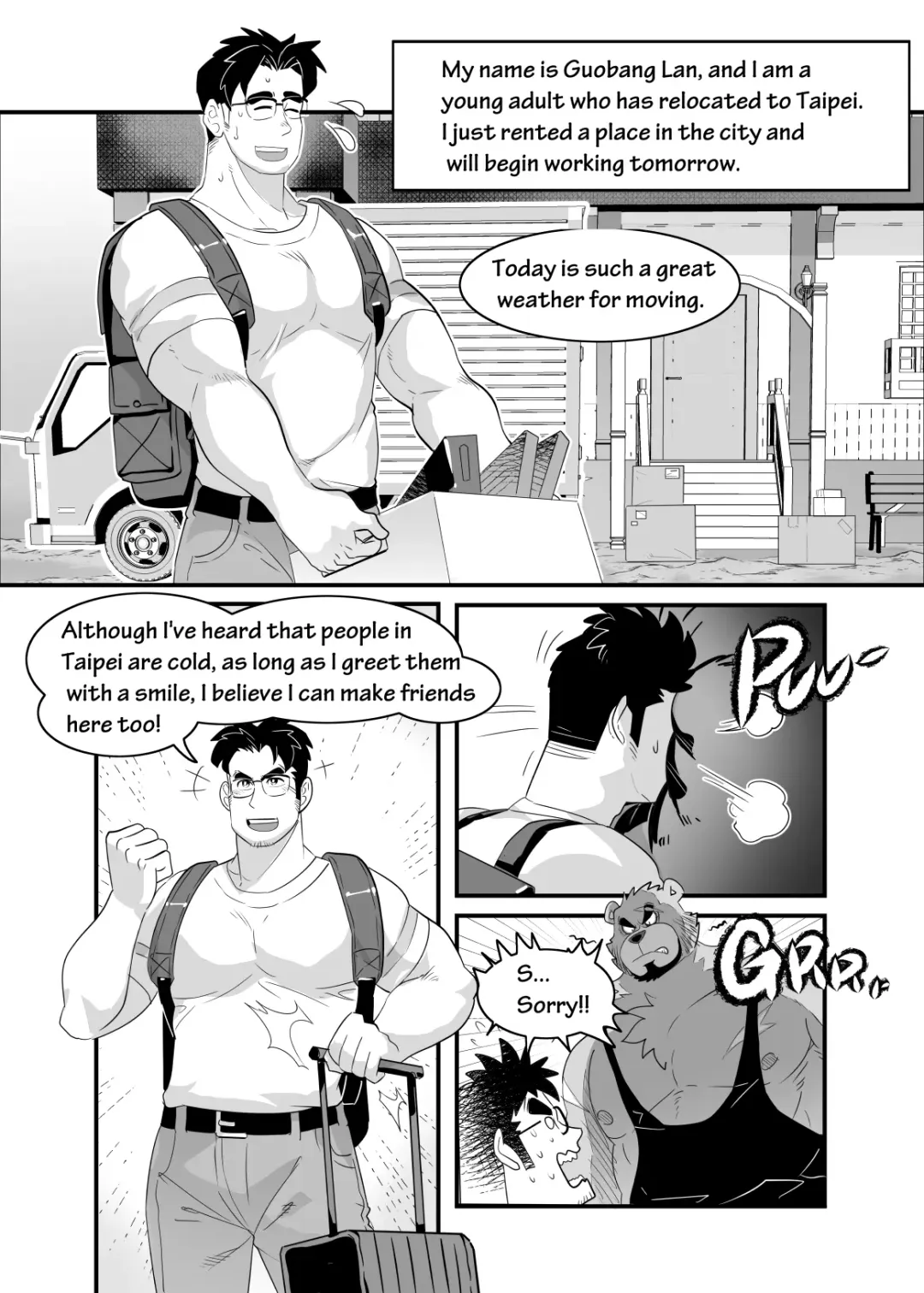 [Kuma Hachi] Straight Landlord and GAY Tenant Fhentai.net - Page 55