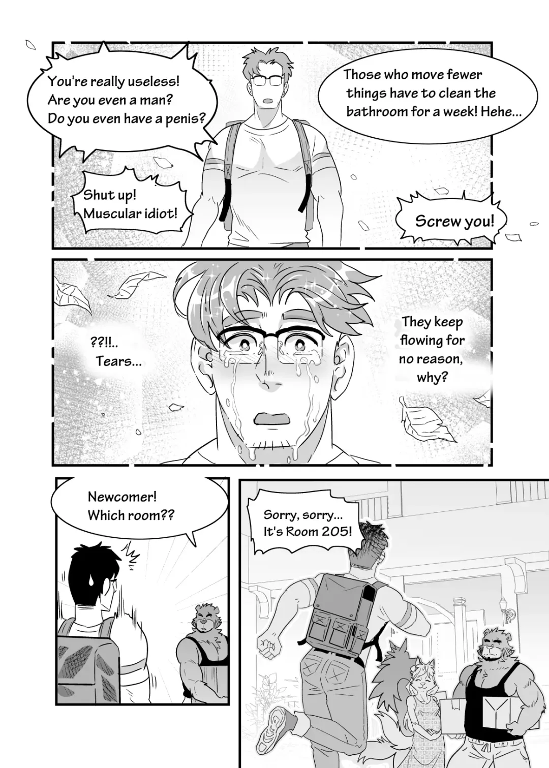 [Kuma Hachi] Straight Landlord and GAY Tenant Fhentai.net - Page 58