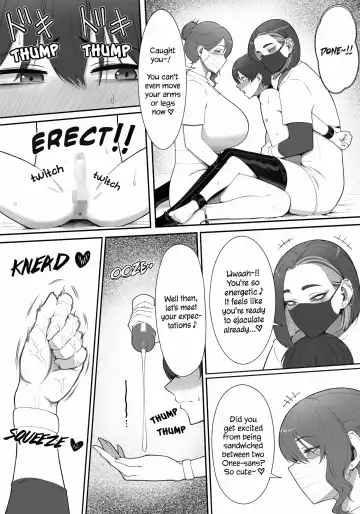 [Enko] Sakusei Tantou Onee-san "Aru Hi no Shijutsu" | Onee-sans in Charge of Squeezing "One Day Treatment" Fhentai - Page 8