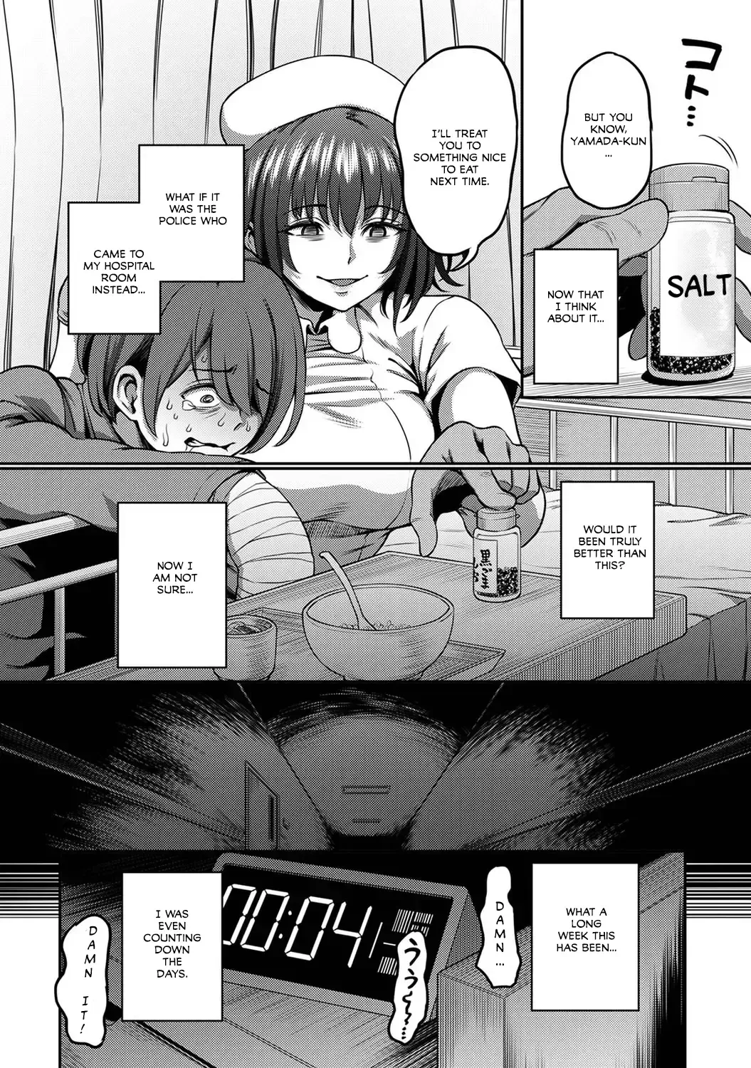 [Kameyama Shiruko] Sakusei Byoutou ~Seikaku Saiaku no Nurse shika Inai Byouin de Shasei Kanri Seikatsu~ Ch. 2 Kouhen | Life in a Hospital With Only the Worst Nurses! Ch. 2.5 Fhentai - Page 13