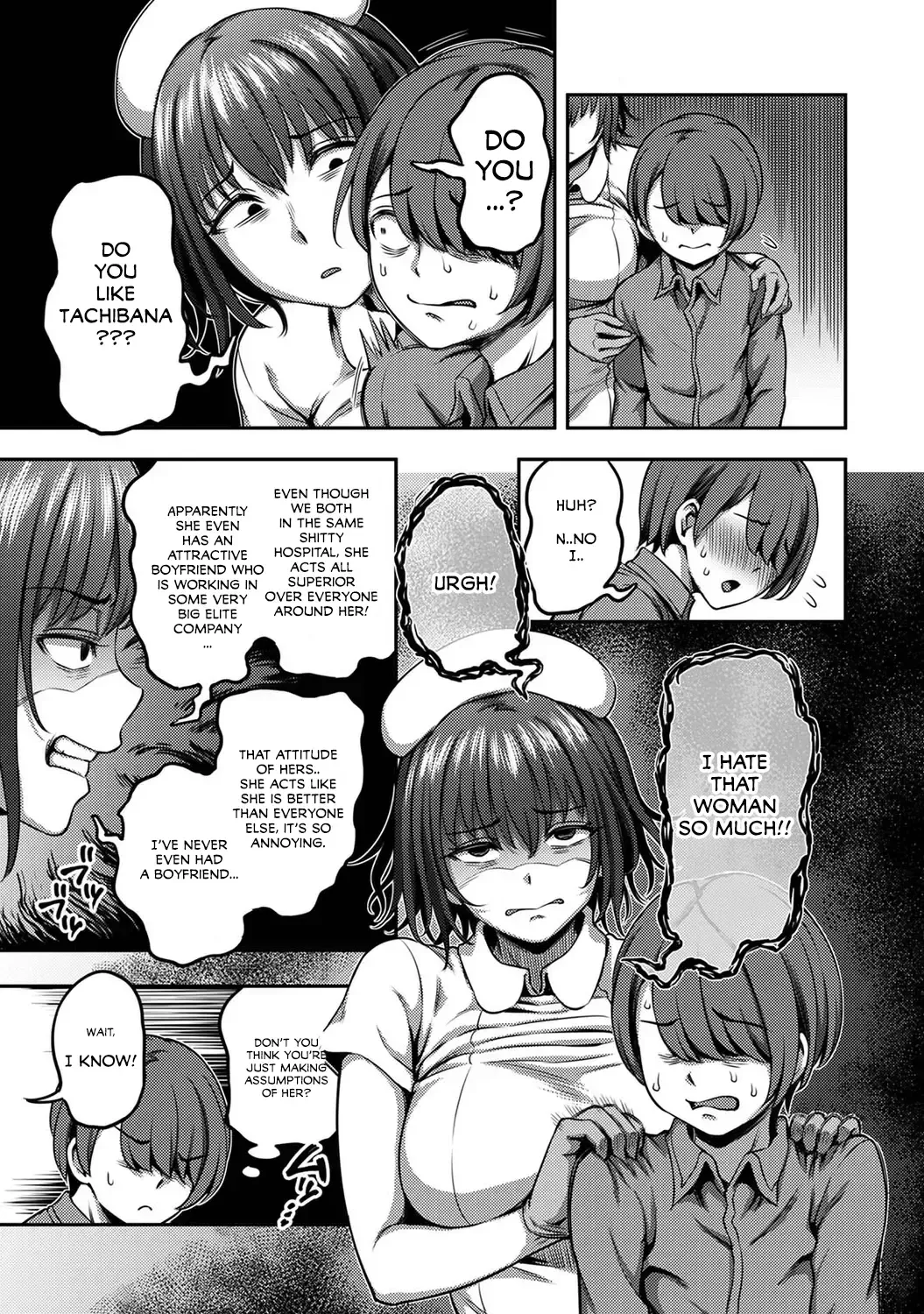 [Kameyama Shiruko] Sakusei Byoutou ~Seikaku Saiaku no Nurse shika Inai Byouin de Shasei Kanri Seikatsu~ Ch. 2 Kouhen | Life in a Hospital With Only the Worst Nurses! Ch. 2.5 Fhentai - Page 16