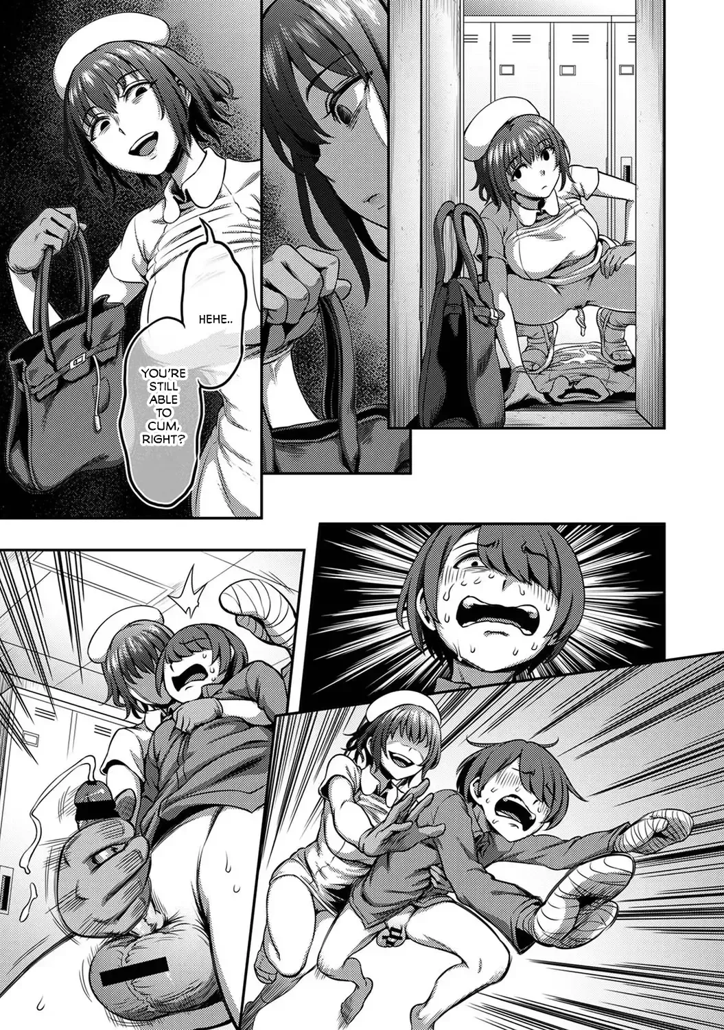 [Kameyama Shiruko] Sakusei Byoutou ~Seikaku Saiaku no Nurse shika Inai Byouin de Shasei Kanri Seikatsu~ Ch. 2 Kouhen | Life in a Hospital With Only the Worst Nurses! Ch. 2.5 Fhentai - Page 24