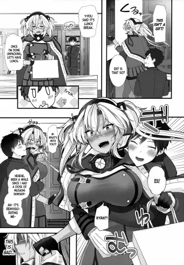 [Yunamaro] Musashi-san no Yoru Jijou Shoubu Shitagi Daisakusen Hen | Musashi-san's Nightly Affair - Lucky Underwear Operation Chapter Fhentai.net - Page 10
