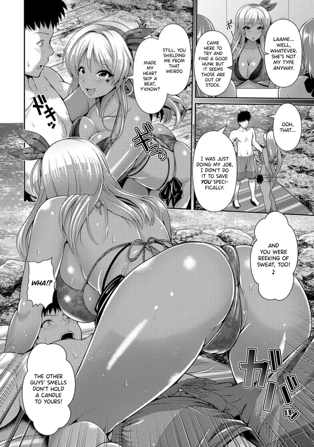 [Toba Yuga] Asa da! Umi da! Shiofuku Gyaru da | Summer! Sea! Squirting Gyaru Fhentai - Page 6