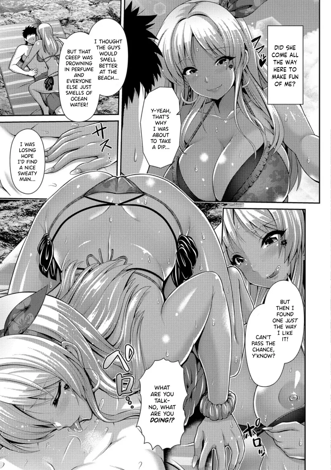 [Toba Yuga] Asa da! Umi da! Shiofuku Gyaru da | Summer! Sea! Squirting Gyaru Fhentai - Page 7