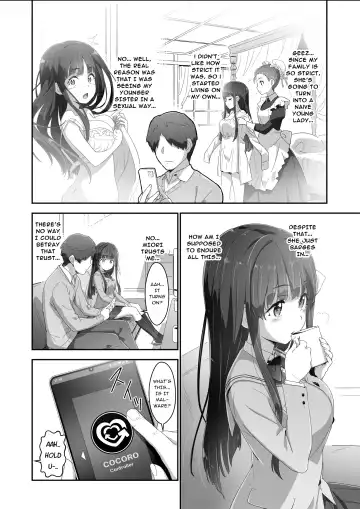 [Akata Izuki] Cocoro Controller -Saimin Appli de, Ojou-sama ga,  Onii-san ni, Itsu no Ma ni ka- | Heart Controller Fhentai - Page 5