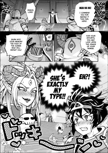 [Namboku] Saishuu Kessen de Hajimete Otagai no Sugao Mite Horechatta Yuusha to Maou | Unmasked for the Final Battle! Hero + Demon Lord - Love at First Sight! Fhentai.net - Page 3