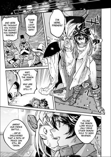 [Namboku] Saishuu Kessen de Hajimete Otagai no Sugao Mite Horechatta Yuusha to Maou | Unmasked for the Final Battle! Hero + Demon Lord - Love at First Sight! Fhentai.net - Page 37