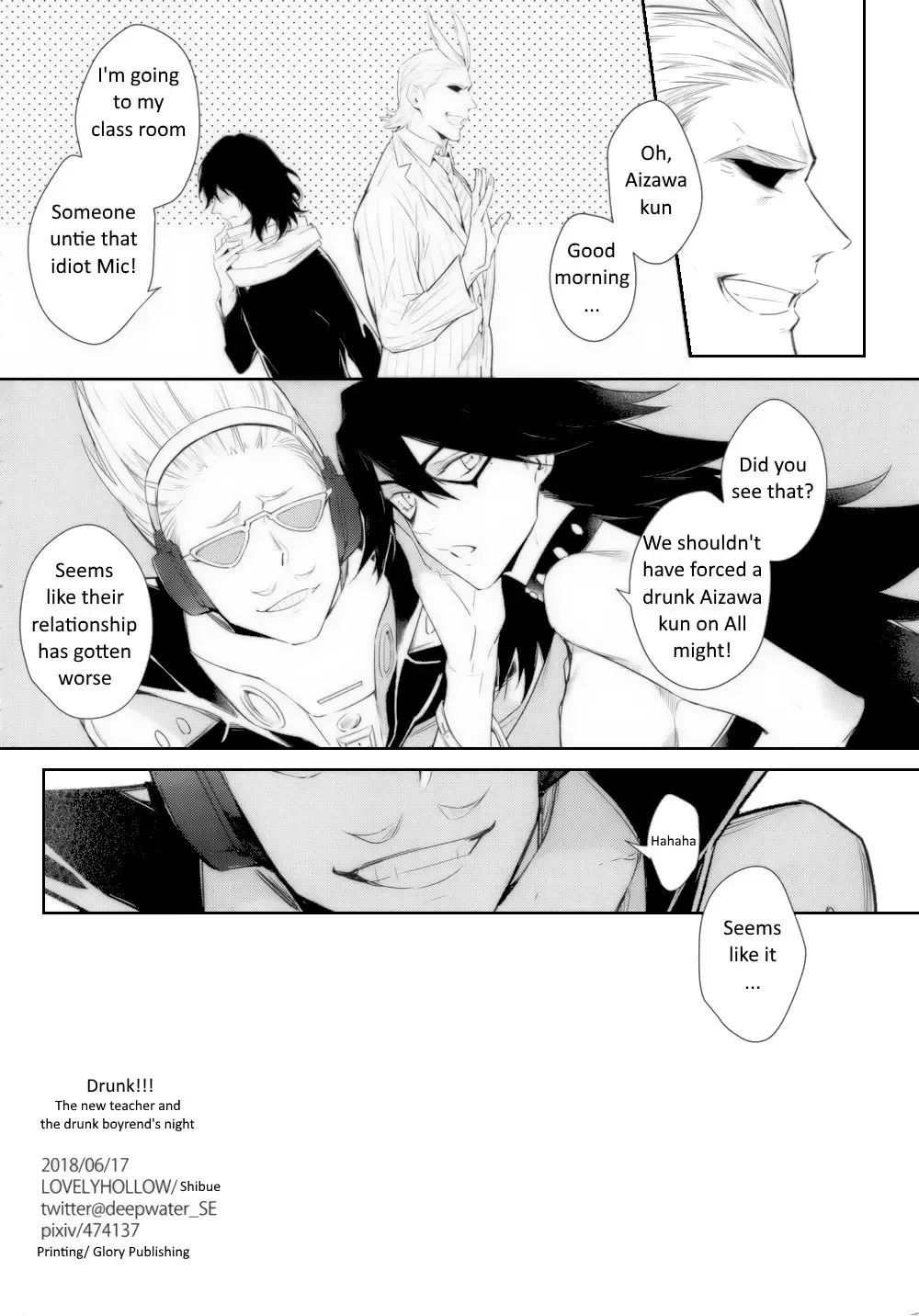 [Shibue] Shinjin Kyoushi to Yopparai Kareshi no Yoru | The New Teacher and Drunk Boyfriend's Night Fhentai - Page 42