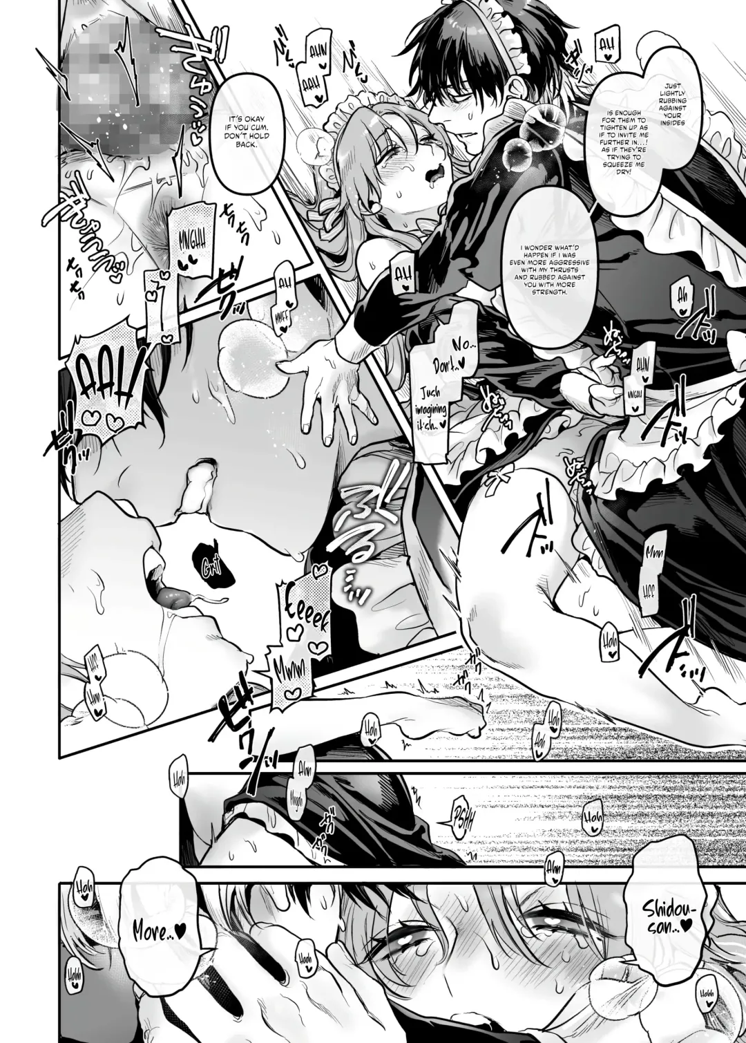 [Rororogi Mogera] Sennyuu! Gakeppuchi Spy no Shakkinhensai RTA ~Josou Maid to Oni Joushi~ | Infiltrate! Debt Repayment RTA of a Spy on the Brink ~The Crossdressing Maid and the Oni Boss~ Fhentai - Page 109