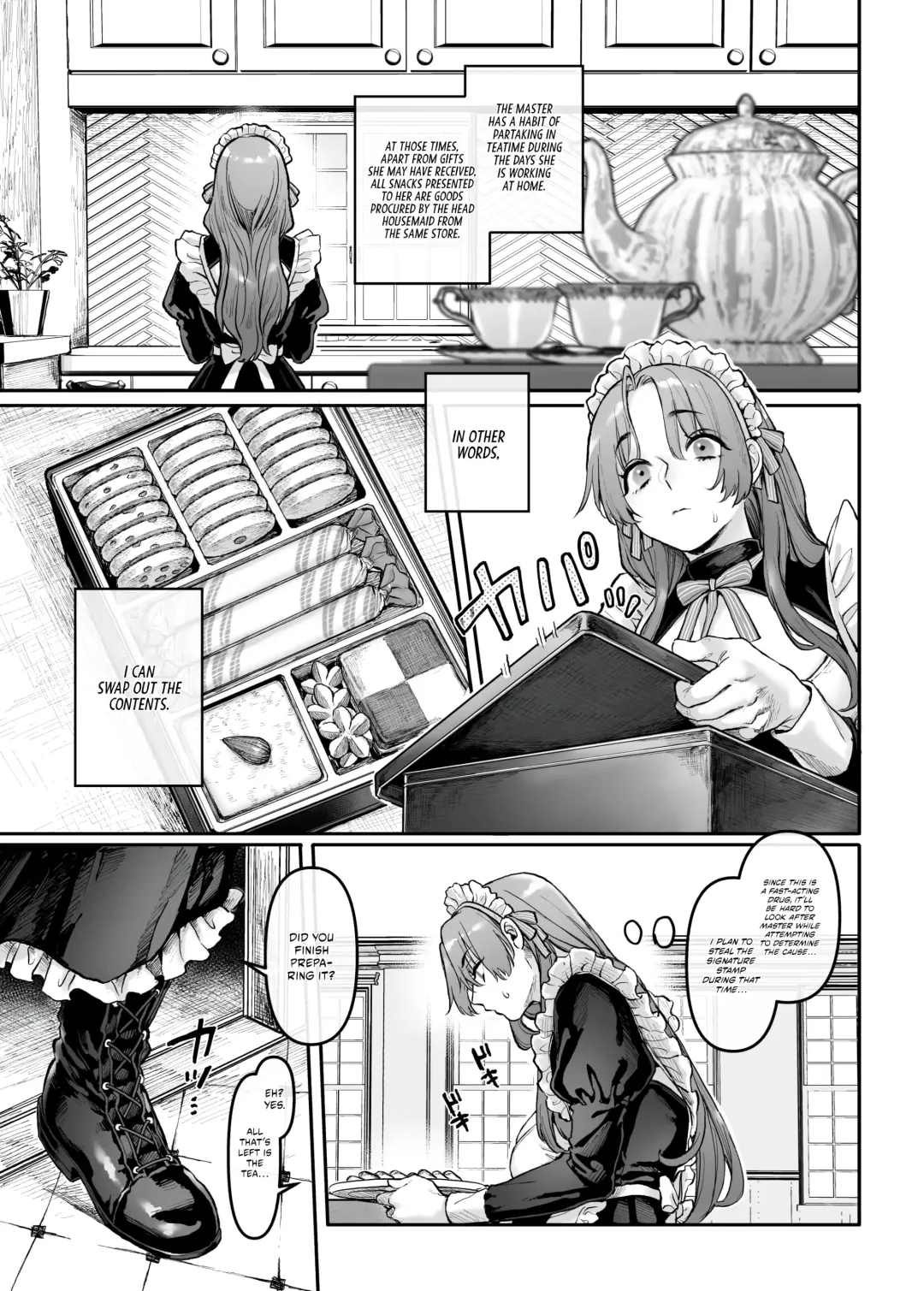 [Rororogi Mogera] Sennyuu! Gakeppuchi Spy no Shakkinhensai RTA ~Josou Maid to Oni Joushi~ | Infiltrate! Debt Repayment RTA of a Spy on the Brink ~The Crossdressing Maid and the Oni Boss~ Fhentai - Page 18