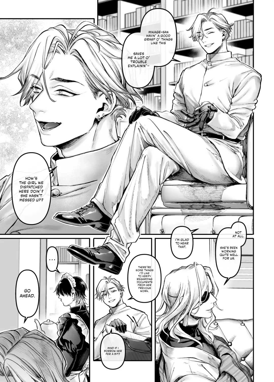 [Rororogi Mogera] Sennyuu! Gakeppuchi Spy no Shakkinhensai RTA ~Josou Maid to Oni Joushi~ | Infiltrate! Debt Repayment RTA of a Spy on the Brink ~The Crossdressing Maid and the Oni Boss~ Fhentai - Page 28