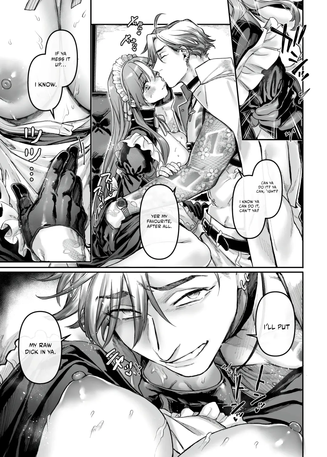 [Rororogi Mogera] Sennyuu! Gakeppuchi Spy no Shakkinhensai RTA ~Josou Maid to Oni Joushi~ | Infiltrate! Debt Repayment RTA of a Spy on the Brink ~The Crossdressing Maid and the Oni Boss~ Fhentai - Page 42