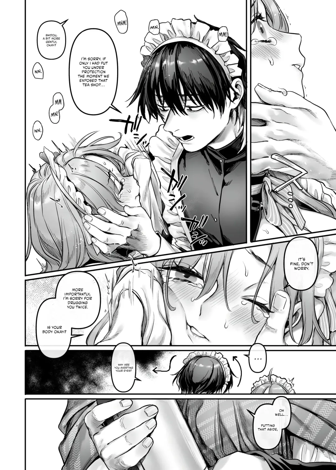 [Rororogi Mogera] Sennyuu! Gakeppuchi Spy no Shakkinhensai RTA ~Josou Maid to Oni Joushi~ | Infiltrate! Debt Repayment RTA of a Spy on the Brink ~The Crossdressing Maid and the Oni Boss~ Fhentai - Page 89