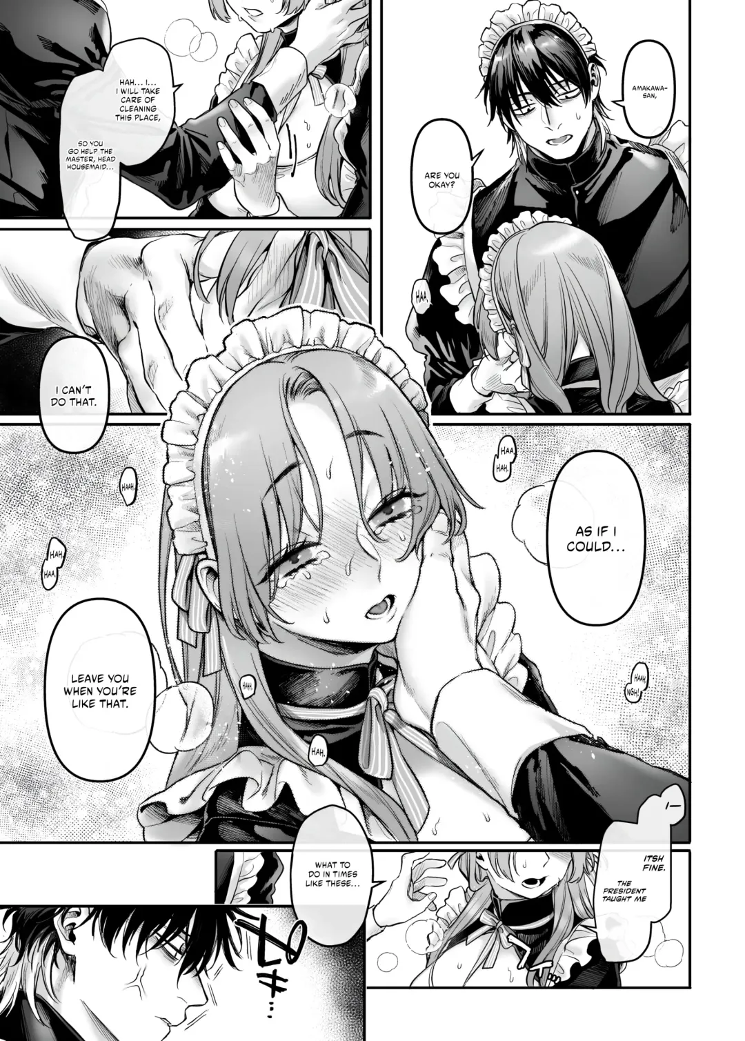 [Rororogi Mogera] Sennyuu! Gakeppuchi Spy no Shakkinhensai RTA ~Josou Maid to Oni Joushi~ | Infiltrate! Debt Repayment RTA of a Spy on the Brink ~The Crossdressing Maid and the Oni Boss~ Fhentai - Page 92