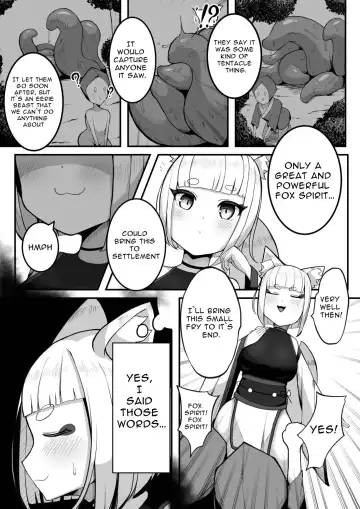 [Bonnouji Yura] Youko-chan ga Shokushu o o Hoiki Shussan suru Hanashi | Supernatural Foxgirl Gives Orgasmic Birth To Tentacles Fhentai - Page 5