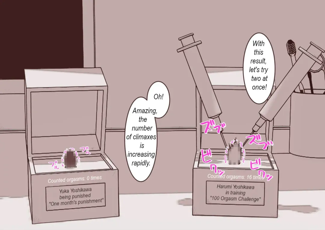 Cli Box ni Batta Onee-chan-tachi no Cli o Ijiri Taosu | Play with my clitoris box sisters. Fhentai - Page 14