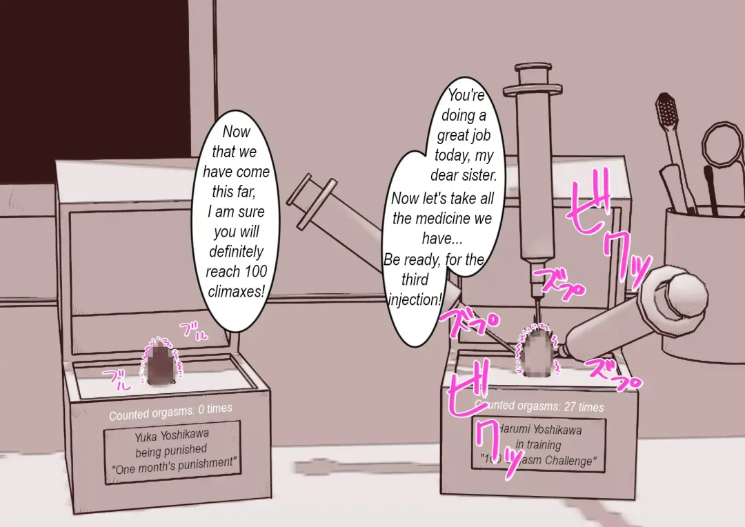 Cli Box ni Batta Onee-chan-tachi no Cli o Ijiri Taosu | Play with my clitoris box sisters. Fhentai - Page 15