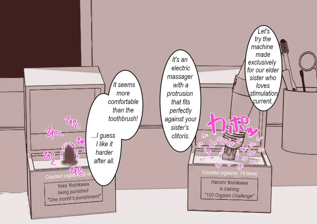 Cli Box ni Batta Onee-chan-tachi no Cli o Ijiri Taosu | Play with my clitoris box sisters. Fhentai - Page 22