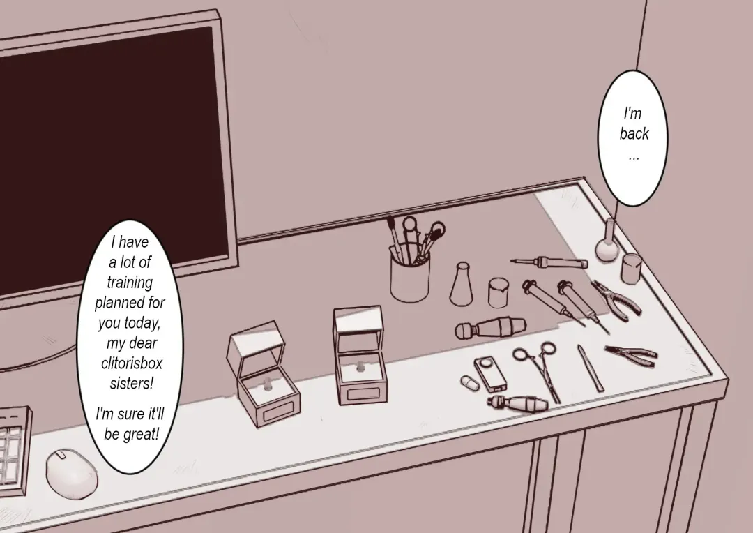 Cli Box ni Batta Onee-chan-tachi no Cli o Ijiri Taosu | Play with my clitoris box sisters. Fhentai - Page 3