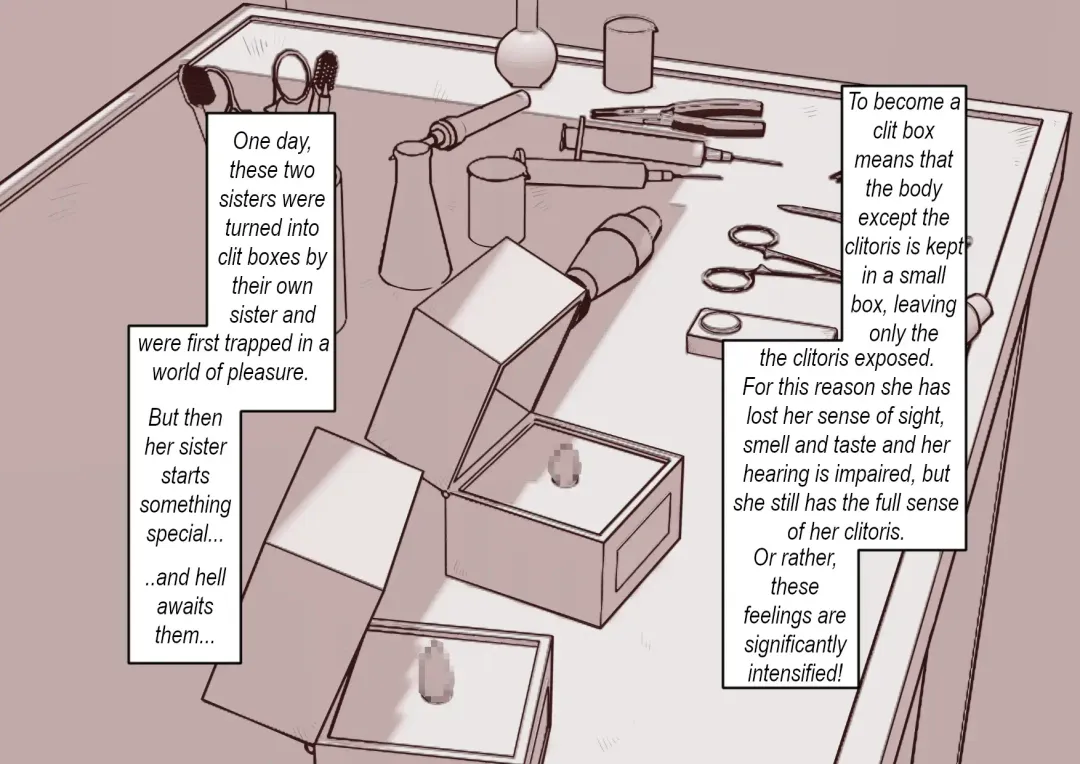 Cli Box ni Batta Onee-chan-tachi no Cli o Ijiri Taosu | Play with my clitoris box sisters. Fhentai - Page 4