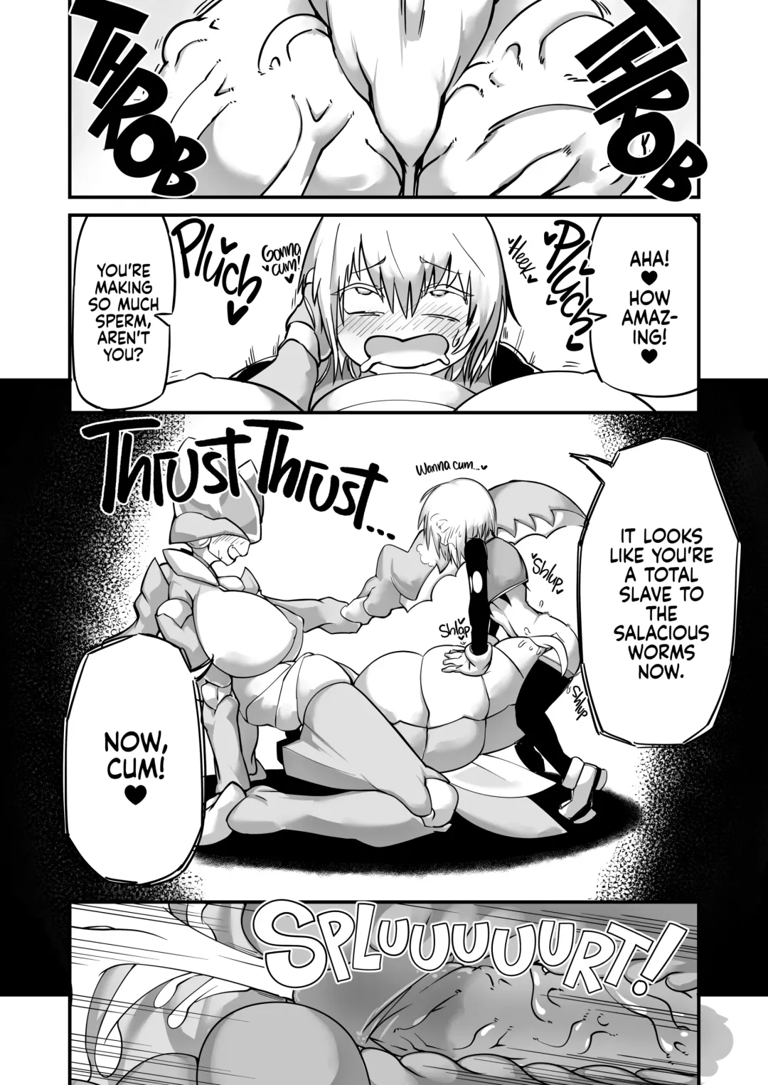 [Zettaizetumei] Hero Haiboku!? Kamakiri Kaijin no Wana!! |The Hero Fails!? The Mantis Monster's Trap! (decensored) Fhentai.net - Page 11