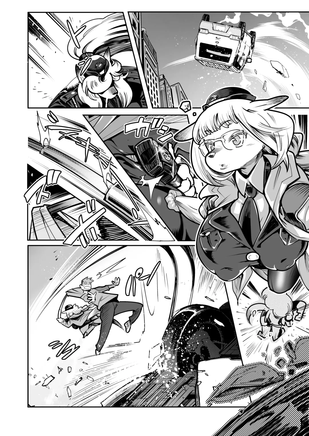 [Kemonono] Harenchi! Police Baton & Wrecker Fhentai - Page 11
