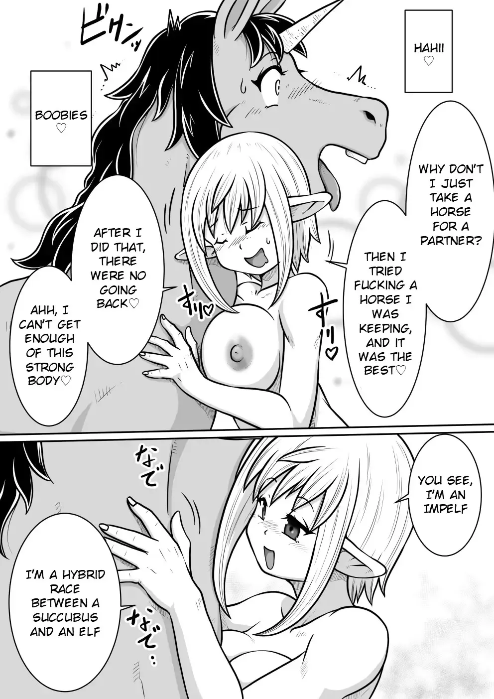 Tensei shitara Futanari Uma ni Narimashita Zenpen | Reincarnated as a Futanari Horse First Part Fhentai.net - Page 35