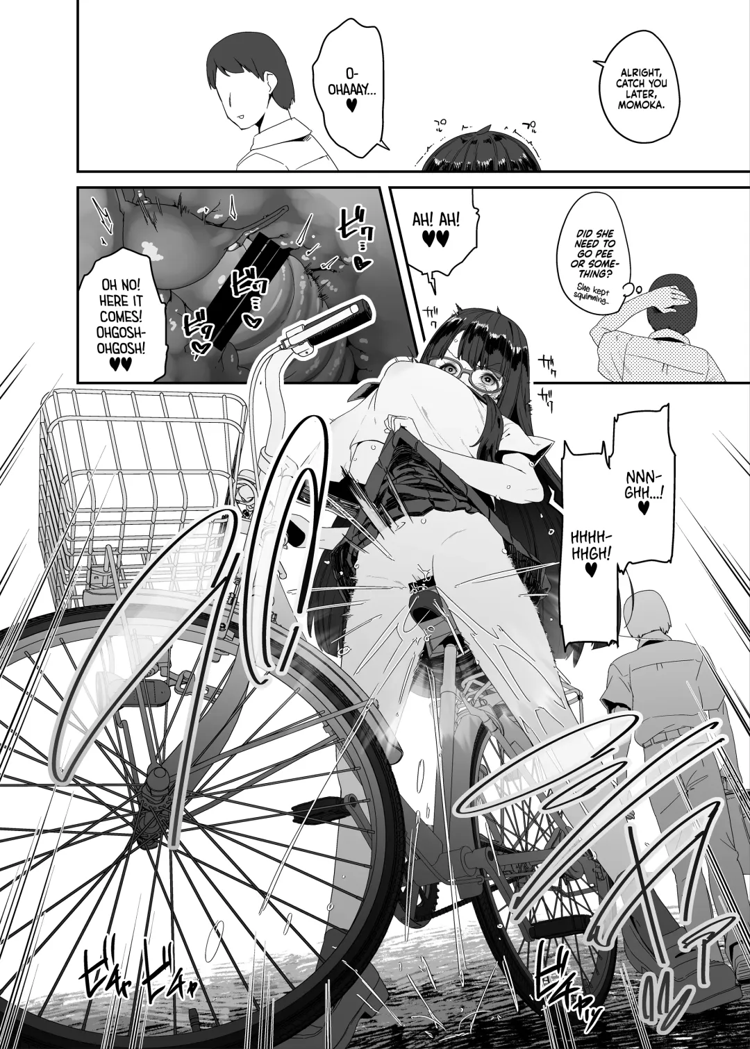 [Maeshima Ryou] Dosukebe Kyonyuu Joshi ga Acme Jitensha de Osanpo Onanie suru Hanashi | The Slutty, Stacked Middle Schooler Who Gets Off on her Bike Fhentai.net - Page 17