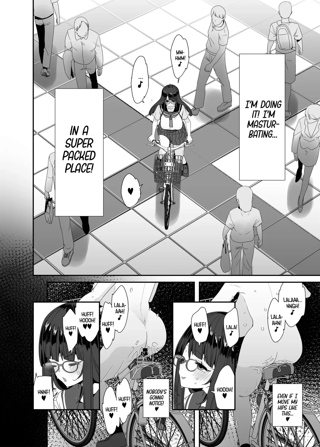 [Maeshima Ryou] Dosukebe Kyonyuu Joshi ga Acme Jitensha de Osanpo Onanie suru Hanashi | The Slutty, Stacked Middle Schooler Who Gets Off on her Bike Fhentai.net - Page 31