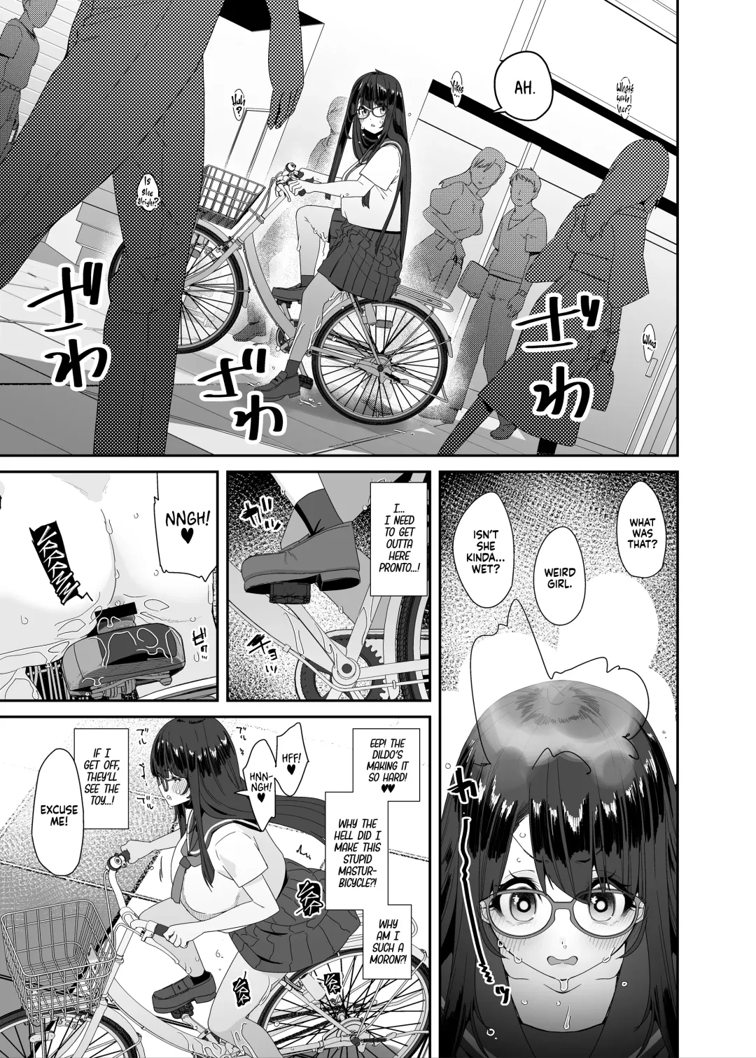 [Maeshima Ryou] Dosukebe Kyonyuu Joshi ga Acme Jitensha de Osanpo Onanie suru Hanashi | The Slutty, Stacked Middle Schooler Who Gets Off on her Bike Fhentai.net - Page 36