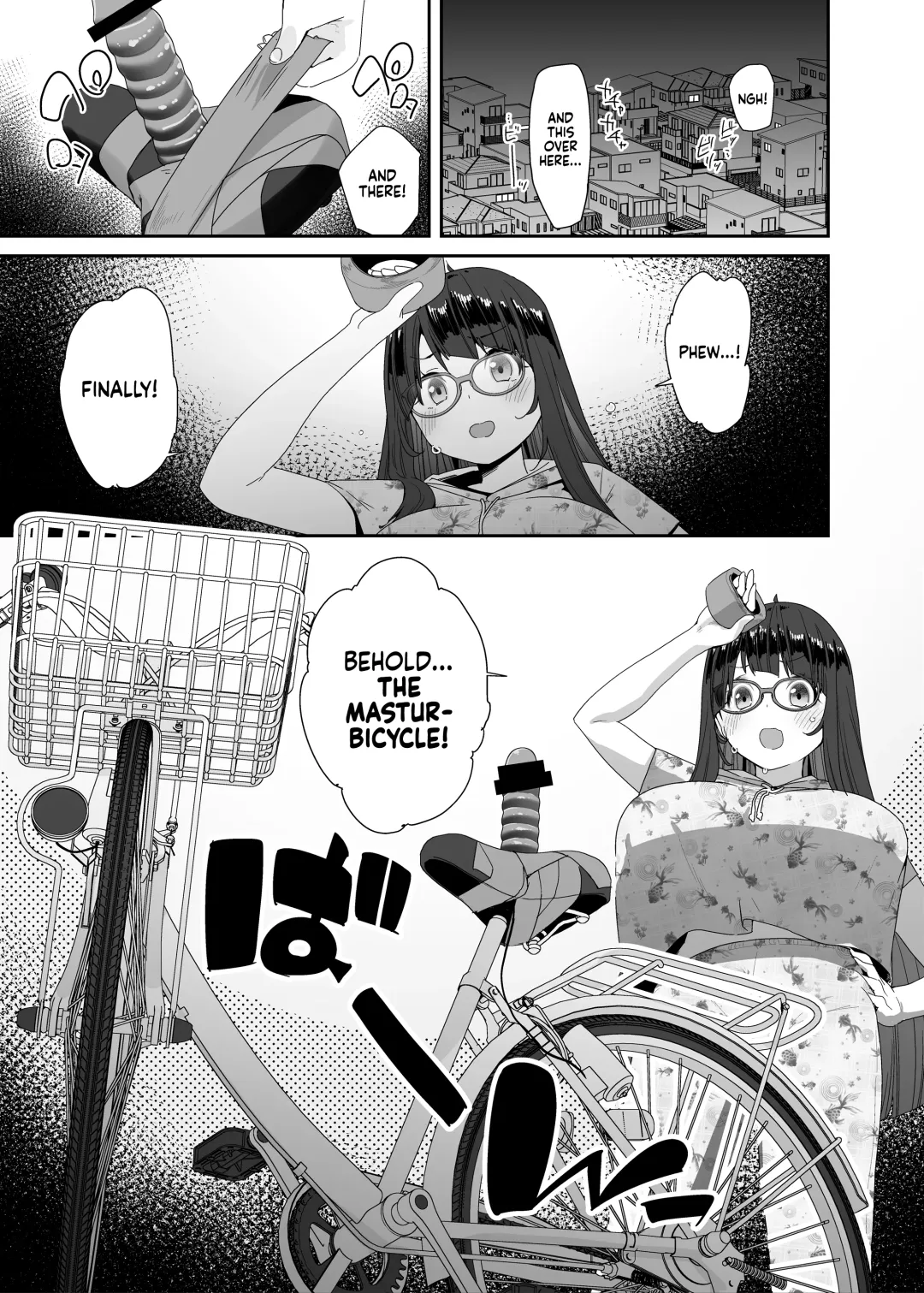 [Maeshima Ryou] Dosukebe Kyonyuu Joshi ga Acme Jitensha de Osanpo Onanie suru Hanashi | The Slutty, Stacked Middle Schooler Who Gets Off on her Bike Fhentai.net - Page 4