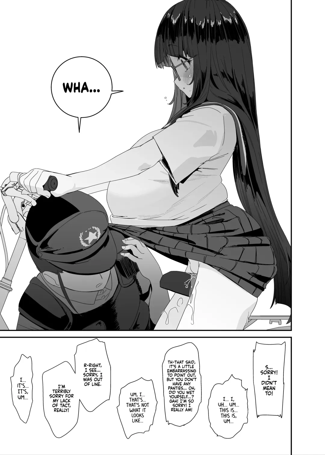 [Maeshima Ryou] Dosukebe Kyonyuu Joshi ga Acme Jitensha de Osanpo Onanie suru Hanashi | The Slutty, Stacked Middle Schooler Who Gets Off on her Bike Fhentai.net - Page 48